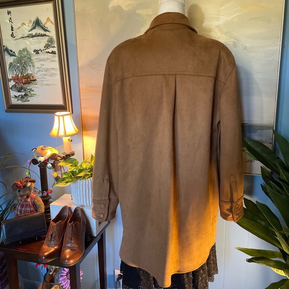 Cato Brown Utility Jacket for Women - Picture 4 of 8